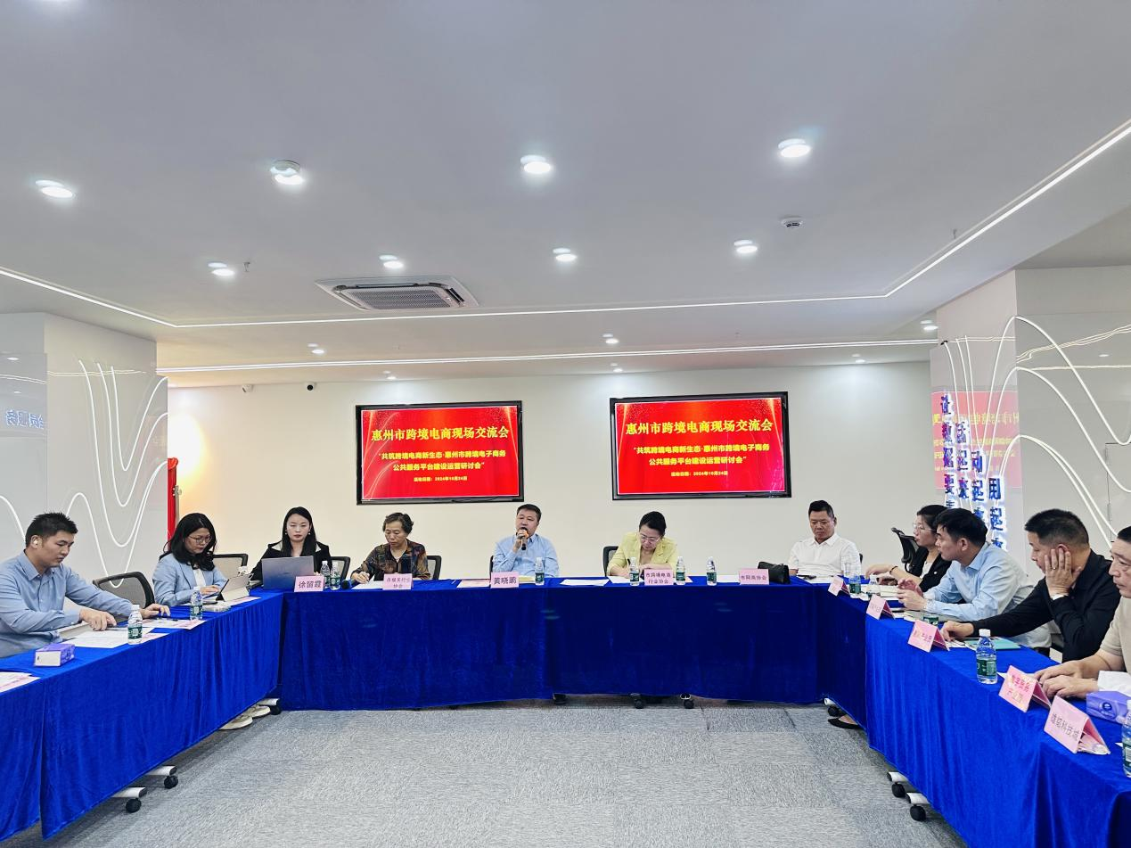 中国（惠州）跨境电子商务综合试验区公共服务平台 现场研讨会成功举办(图4)